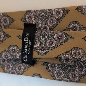 CHRISTIAN DIOR Men's Silk Necktie